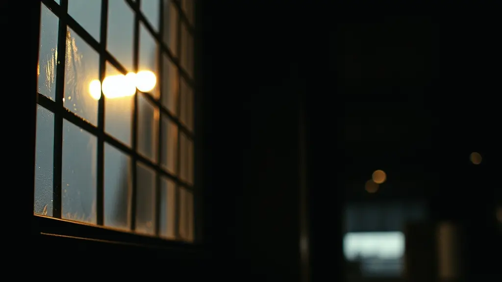 a pen resting on an open notebook beside a window at first light