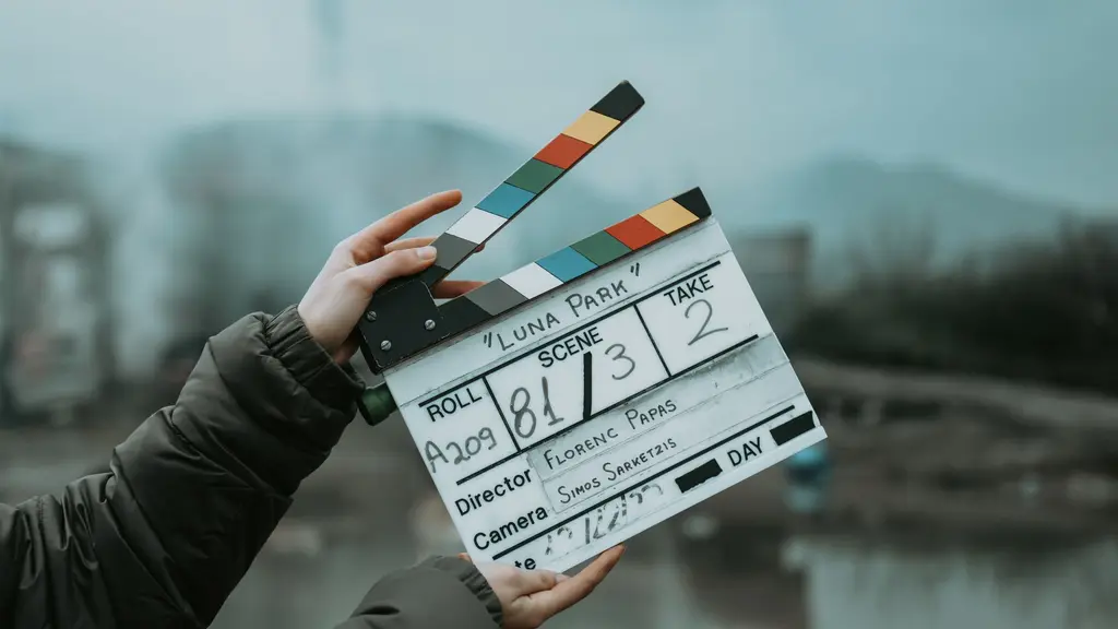 an independent film set between takes